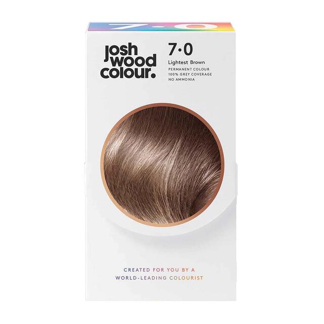 Josh Wood Colour Permanent Hair Colour Kit Shade 7.0 (Lightest Brown)