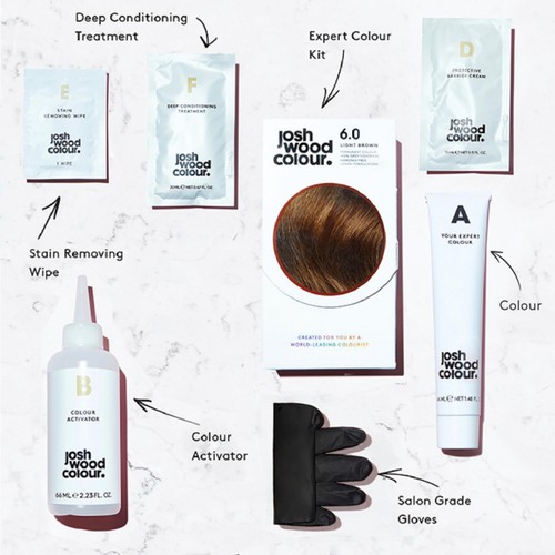 Josh Wood Colour Permanent Hair Colour Kit 3.0 (Natural Black) thumbnail 4