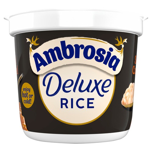 Ambrosia Deluxe Rice Pudding Salted Caramel Dessert Snack Pots thumbnail 2