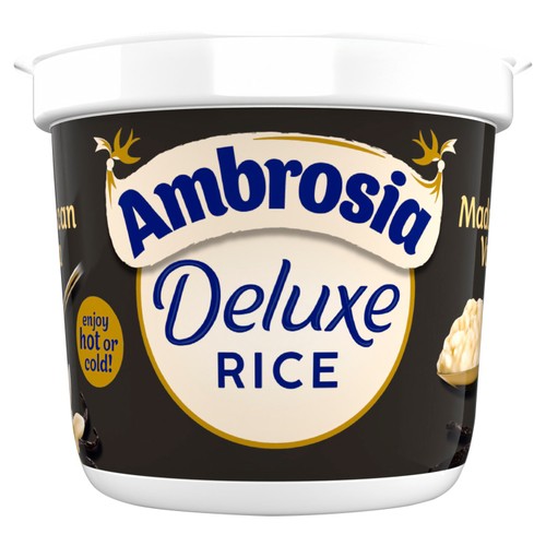 Ambrosia Deluxe Rice Pudding Madagascan Vanilla Dessert Snack Pots thumbnail 2