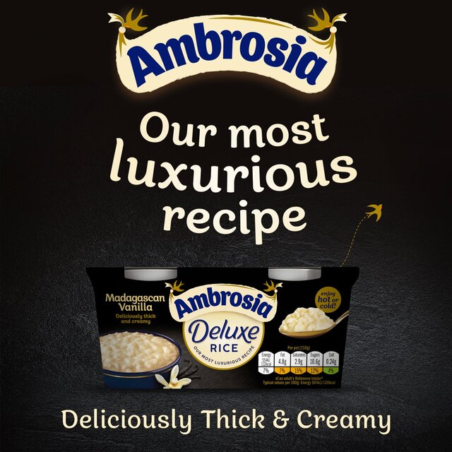 Ambrosia Deluxe Rice Pudding Madagascan Vanilla Pots thumbnail 5