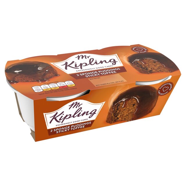 Mr Kipling Sticky Toffee Sponge Puddings thumbnail 3