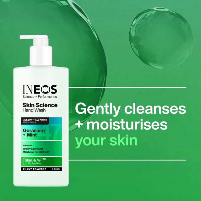 INEOS Skin Science Geranium & Mint Handwash thumbnail 6