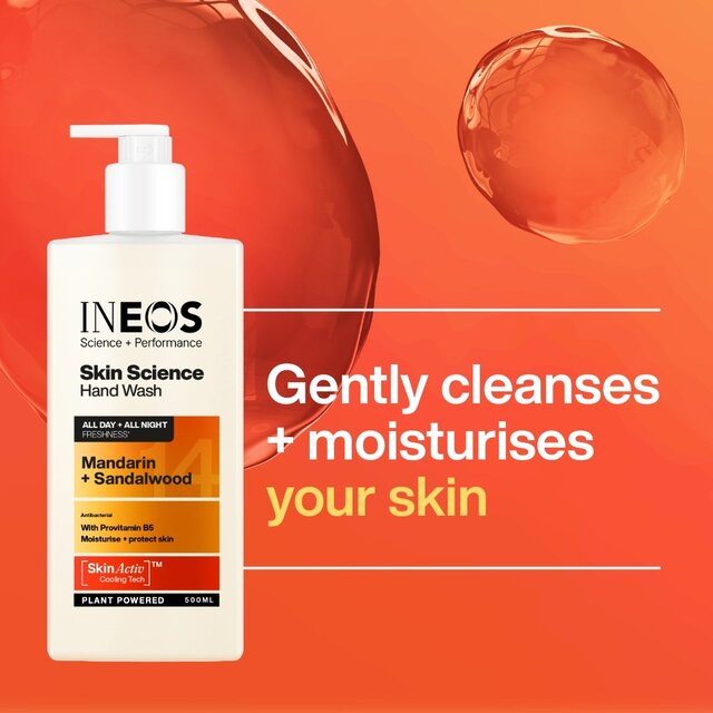 INEOS Skin Science Mandarin & Sandalwood Handwash thumbnail 7