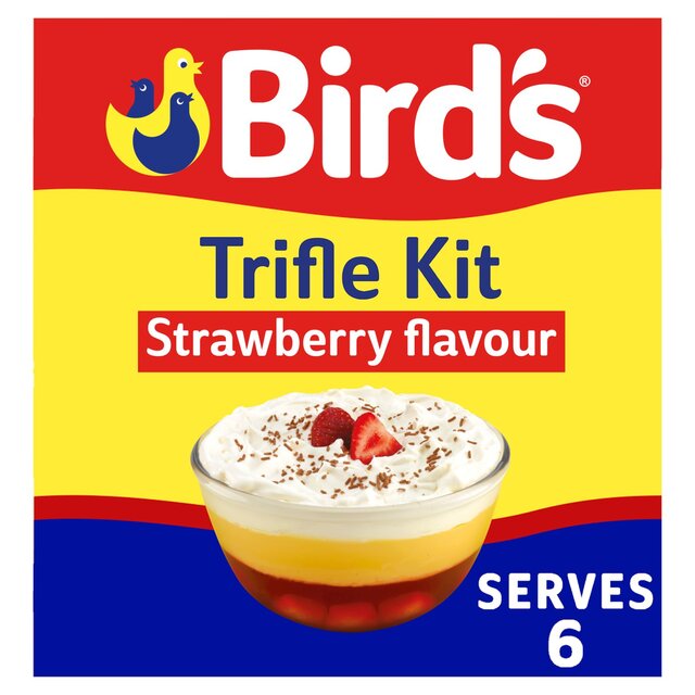 Bird's Strawberry Trifle