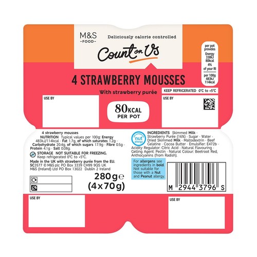 M&S Count On Us 4 Strawberry Mousse thumbnail 2