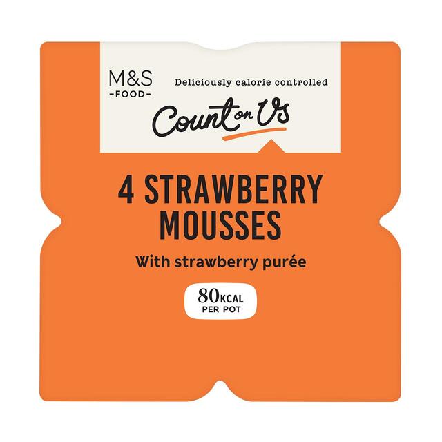 M&S Count On Us 4 Strawberry Mousse