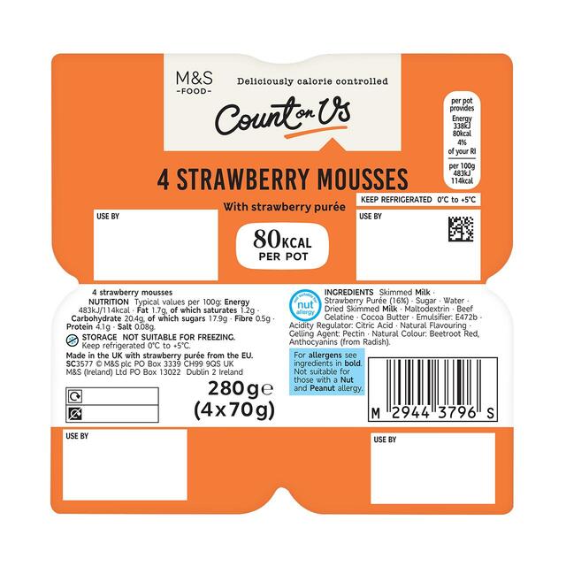 M&S Count On Us 4 Strawberry Mousse thumbnail 2