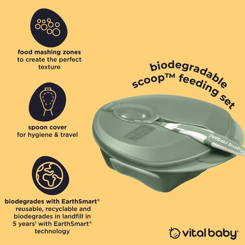 Vital Baby Nourish Scoop Feeding Set 2pk - natural moss thumbnail 4