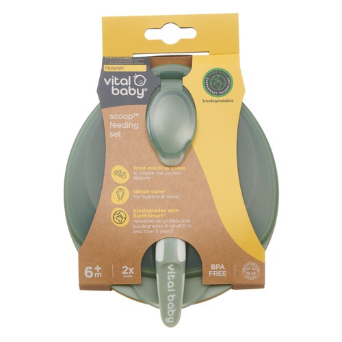Vital Baby Nourish Scoop Feeding Set 2pk - natural moss thumbnail 10