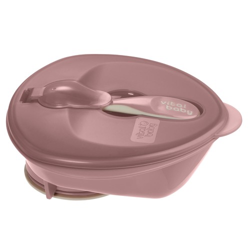 Vital Baby Nourish Power Suction Bowl - natural berry