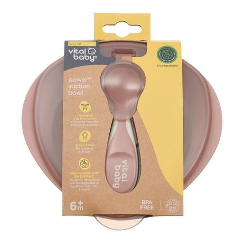 Vital Baby Nourish Power Suction Bowl - natural berry thumbnail 8