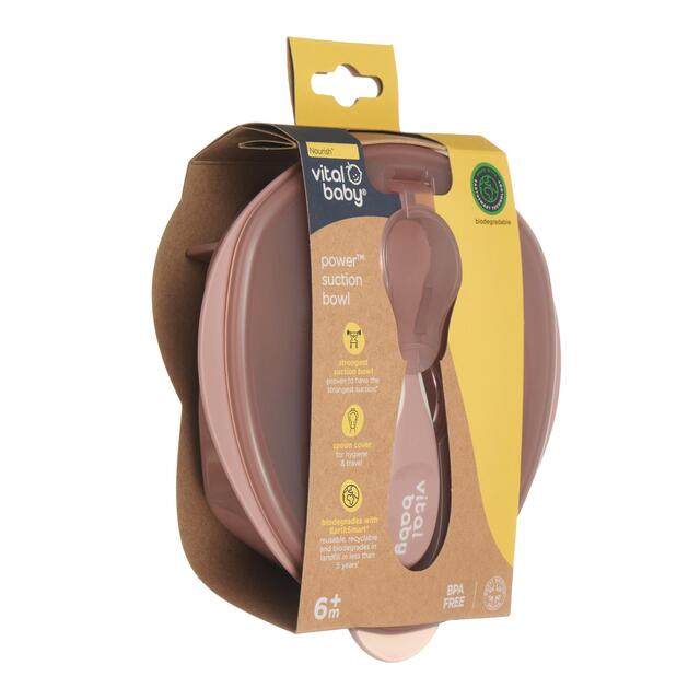 Vital Baby Nourish Power Suction Bowl - natural berry thumbnail 4