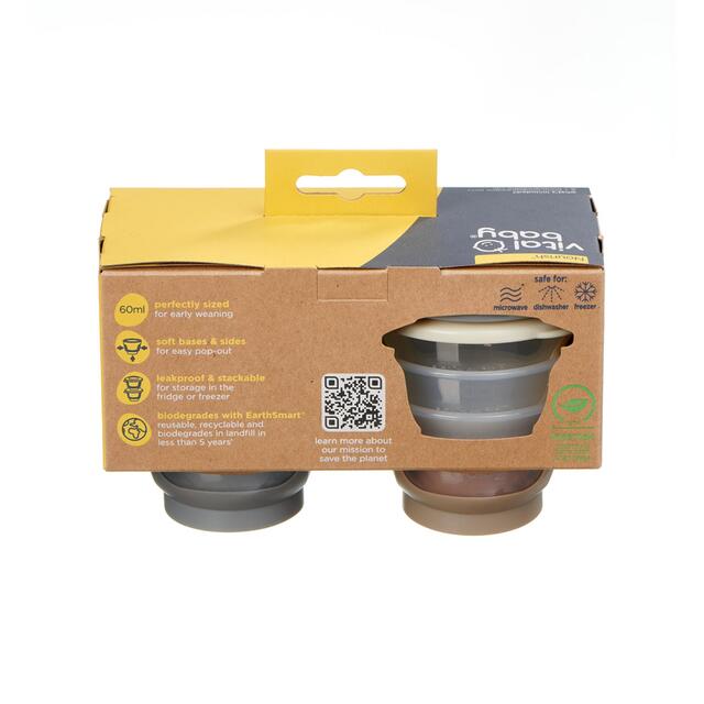 Vital Baby Nourish Store & Wean Pots 60ml 6pk - natural thumbnail 8