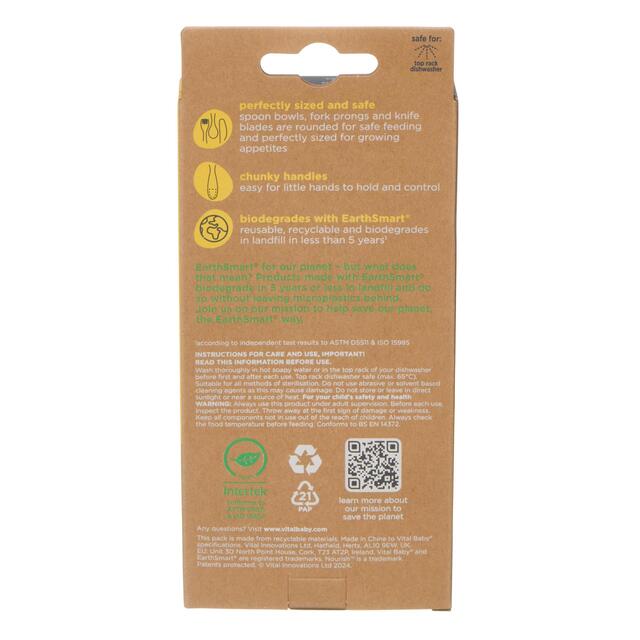 Vital Baby Nourish Perfectly Simple Cutlery 15pk - natural thumbnail 4