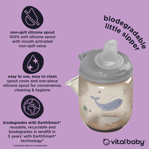 Vital Baby Hydrate Little Sipper - natural storm thumbnail 4