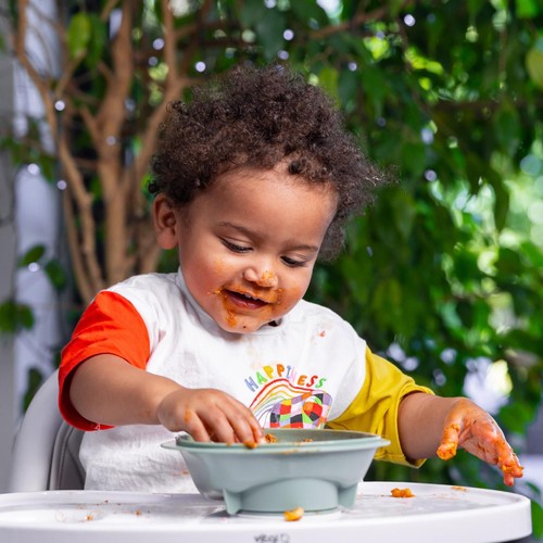 Vital Baby Nourish Power Suction Bowl - natural moss thumbnail 3