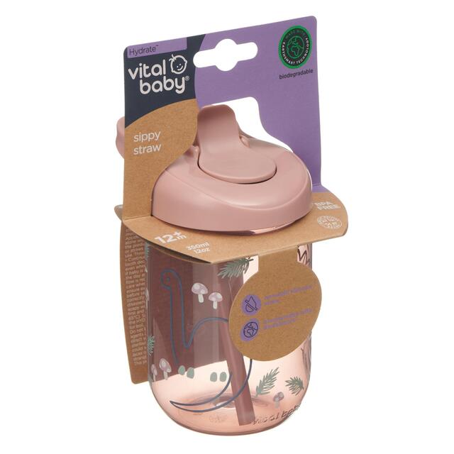 Vital Baby Hydrate Sippy Straw - natural berry thumbnail 5
