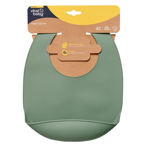 Vital Baby Nourish Bib - natural moss thumbnail 4