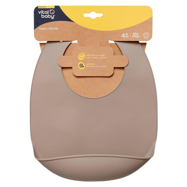 Vital Baby Nourish Bib - natural stone thumbnail 2