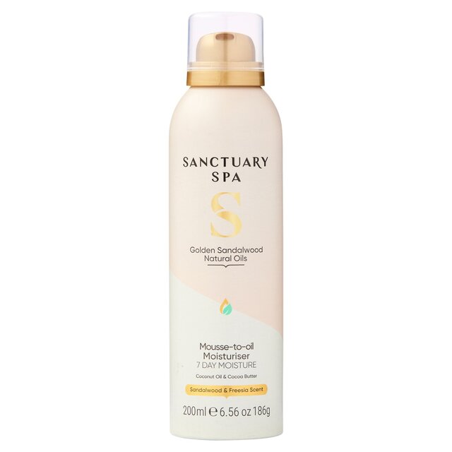 Sanctuary Spa Golden Sandalwood Natural Oils Mousse-to-Oil Moisturiser