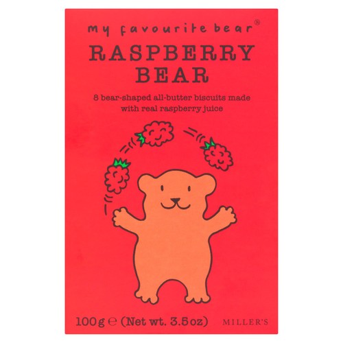 Miller's My Favourite Bear All Butter Biscuits with Raspberry Juice