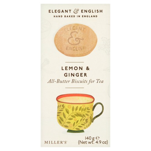 Miller's Elegant & English Lemon & Ginger Biscuits