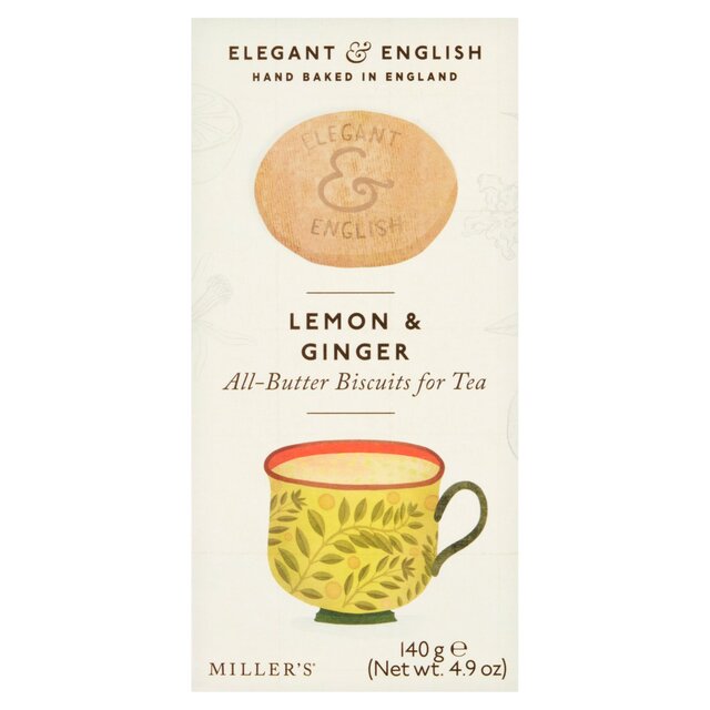 Miller's Elegant & English Lemon & Ginger Biscuits