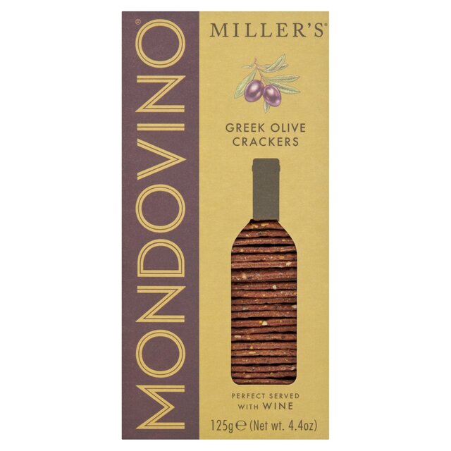 Miller's Mondovino Greek Olive Crackers
