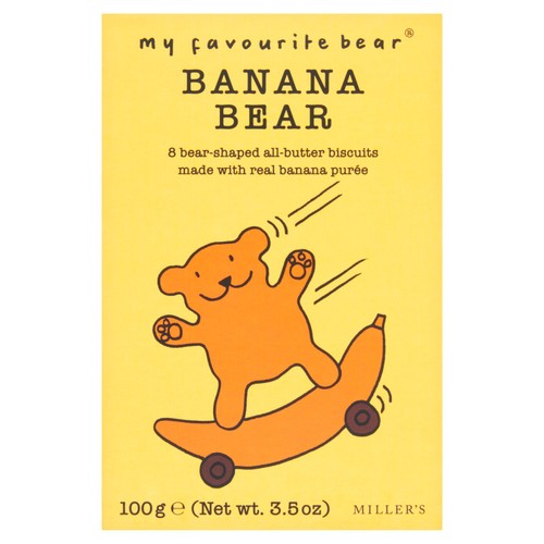 Miller's My Favourite Bear All Butter Biscuits with Real Banana