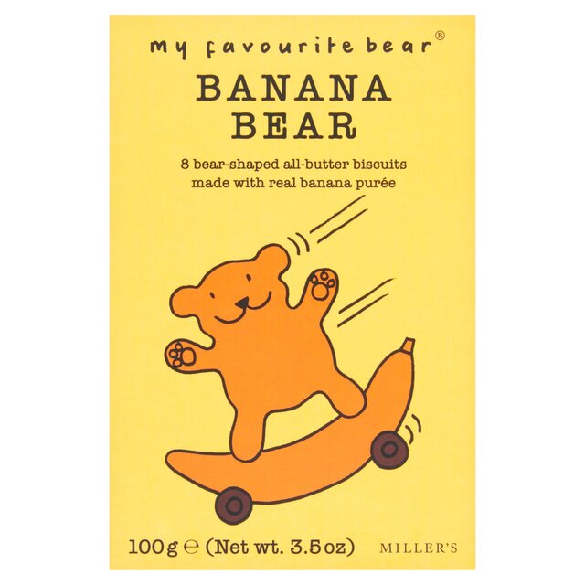 Miller's My Favourite Bear All Butter Biscuits with Real Banana