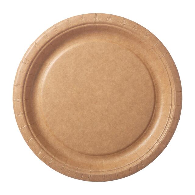 Kraft Brown Paper Plates thumbnail 2