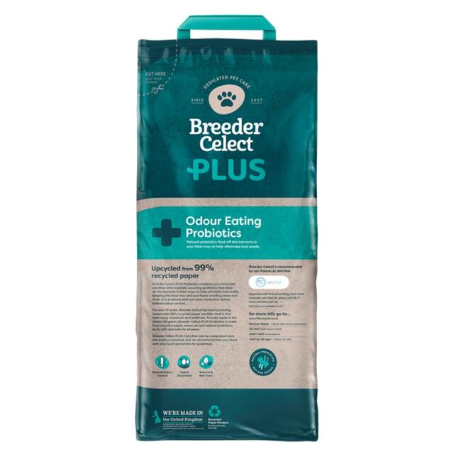 Breeder Celect PLUS Probiotic Recycled Paper Cat Litter thumbnail 2