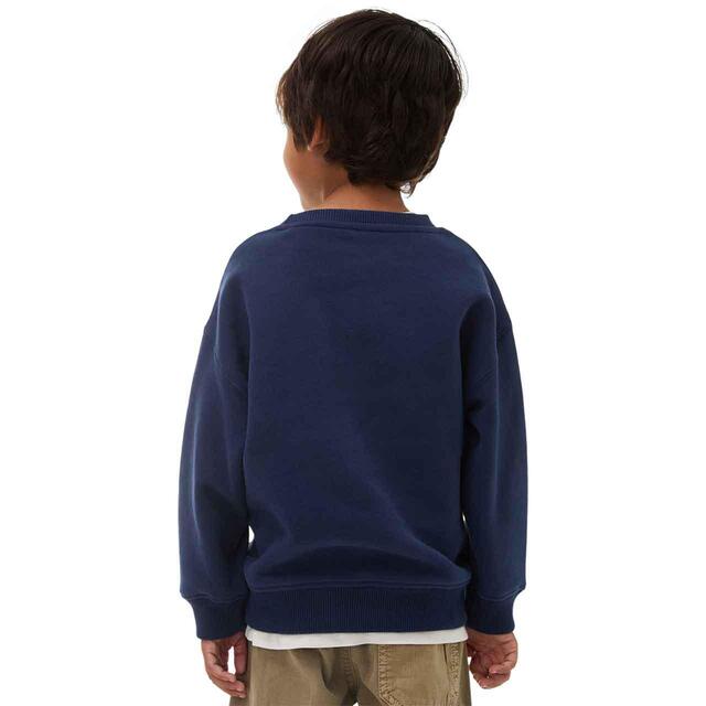 M&S Spencer Bear Sweat, 2-7 Years, Navy thumbnail 2