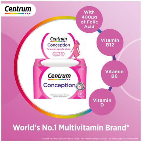 Centrum Conception Fertility Support Capsule thumbnail 5