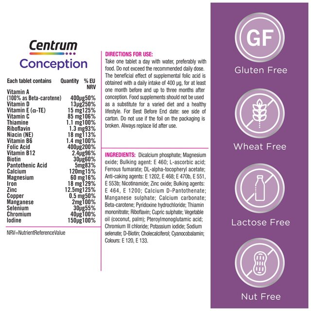 Centrum Conception Fertility Support Capsule thumbnail 6