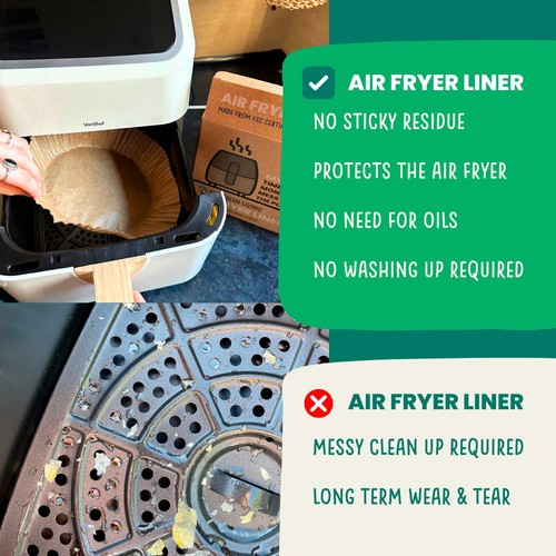 Eco Green Living Air Fryer Liners thumbnail 2