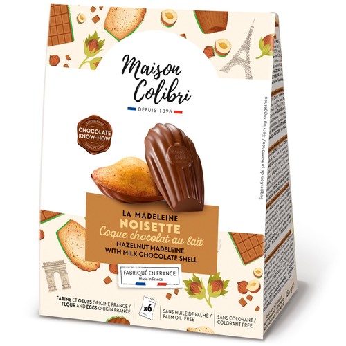 Maison Colibri Hazelnut Madeleine Milk Chocolate Shell thumbnail 2