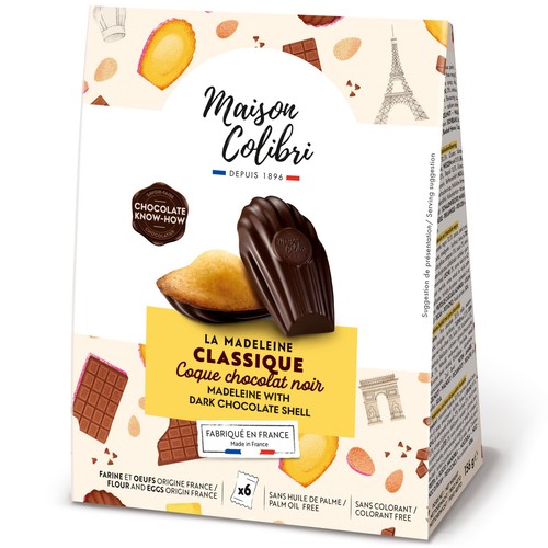 Maison Colibri Traditional Madeleine Dark Chocolate Shell thumbnail 2