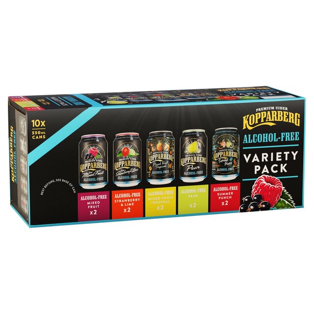 Kopparberg Alcohol Free Cider Variety 10x330ml