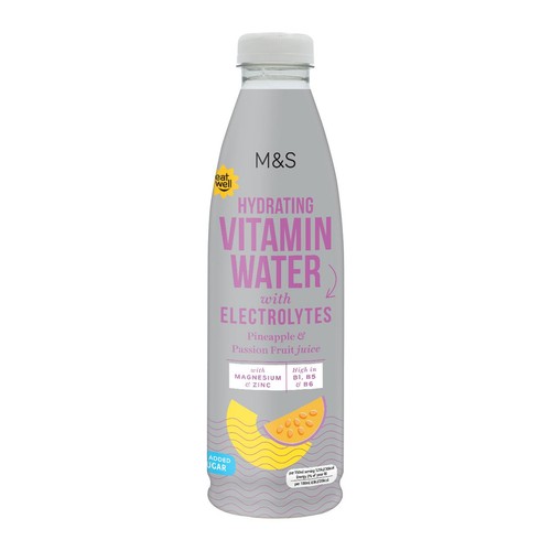 M&S Hydrating Pineapple & Passionfruit Vitamin Water thumbnail 2
