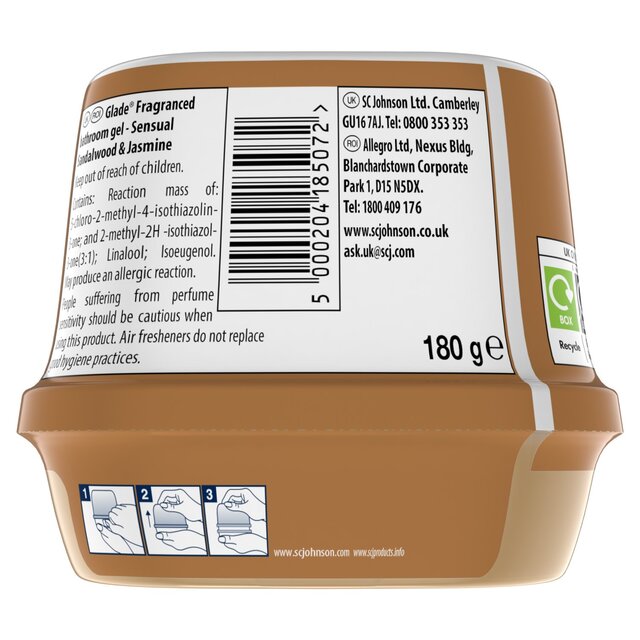 Glade Bathroom Gel Sensual Sandalwood & Jasmine thumbnail 3