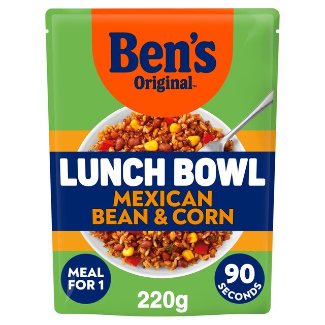 Ben's Original Lunch Bowl Ready Meal Mexican Style Beans & Corn