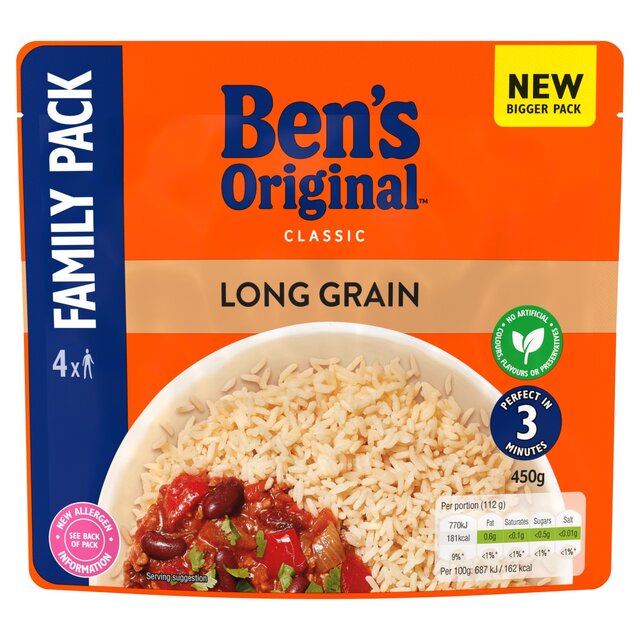 Ben's Original Long Grain Microwave Rice Family Pack