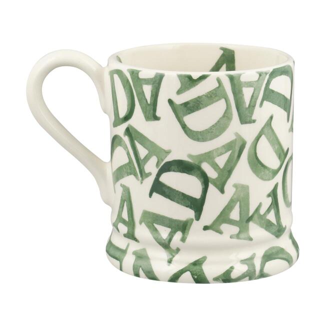 Emma Bridgewater D.A.D Green 1/2 Pint Mug thumbnail 3