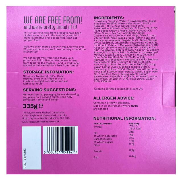 Gluten Free Kitchen Strawberry Crunch - Cheesecake Style Dessert thumbnail 2