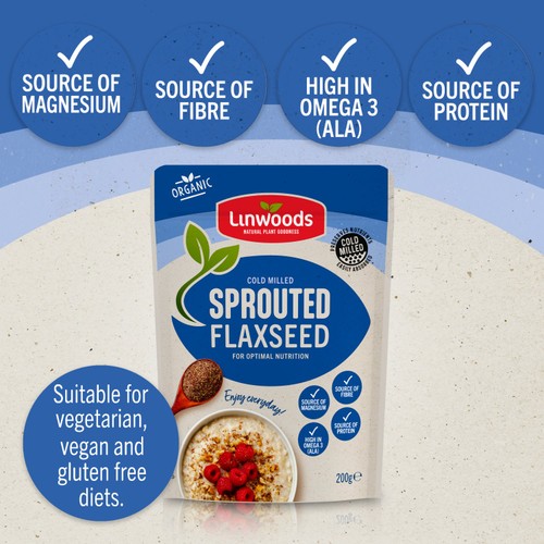 Linwoods Milled Organic Sprouted Flaxseed thumbnail 3