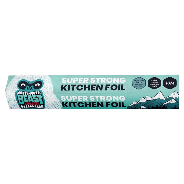 BEAST Super Strong Kitchen Foil Made From 100% Recycled Aluminium 10M