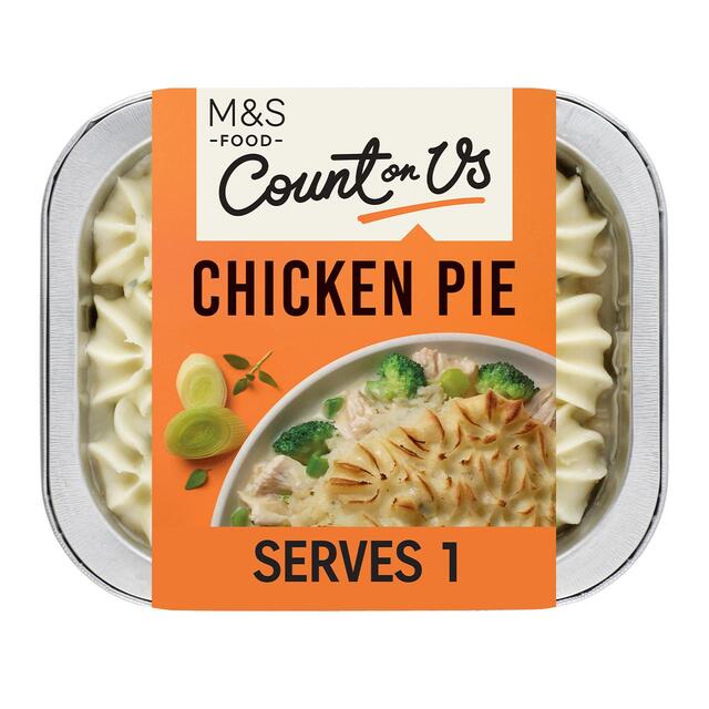 M&S Count on Us Chicken Pie