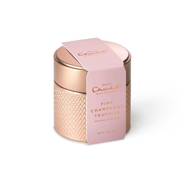 Hotel Chocolat - Pink Champagne Truffle Tin thumbnail 2